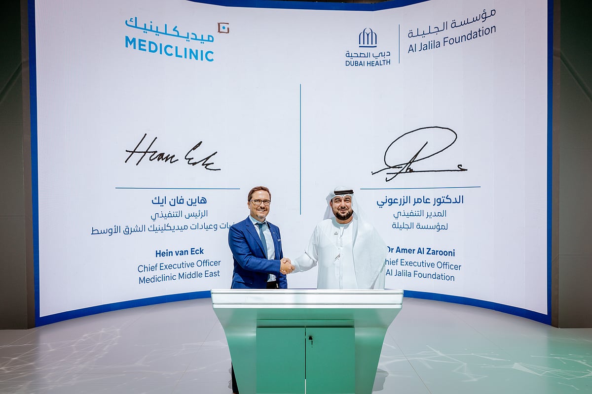 Mediclinic Middle East Al Jalila Foundation agreement