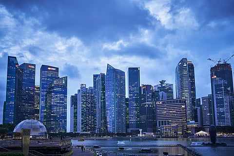 A view of Singapore's skyline. 