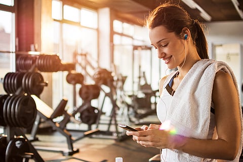 You can create a relaxing playlist that can include binaural beats [similar beats with different tonalities], nature sounds, slower tempo music, or 'feel good' songs.
