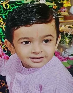 The three-year-old boy from Rajasthan was taken to a nearby hospital but passed away shortly after.