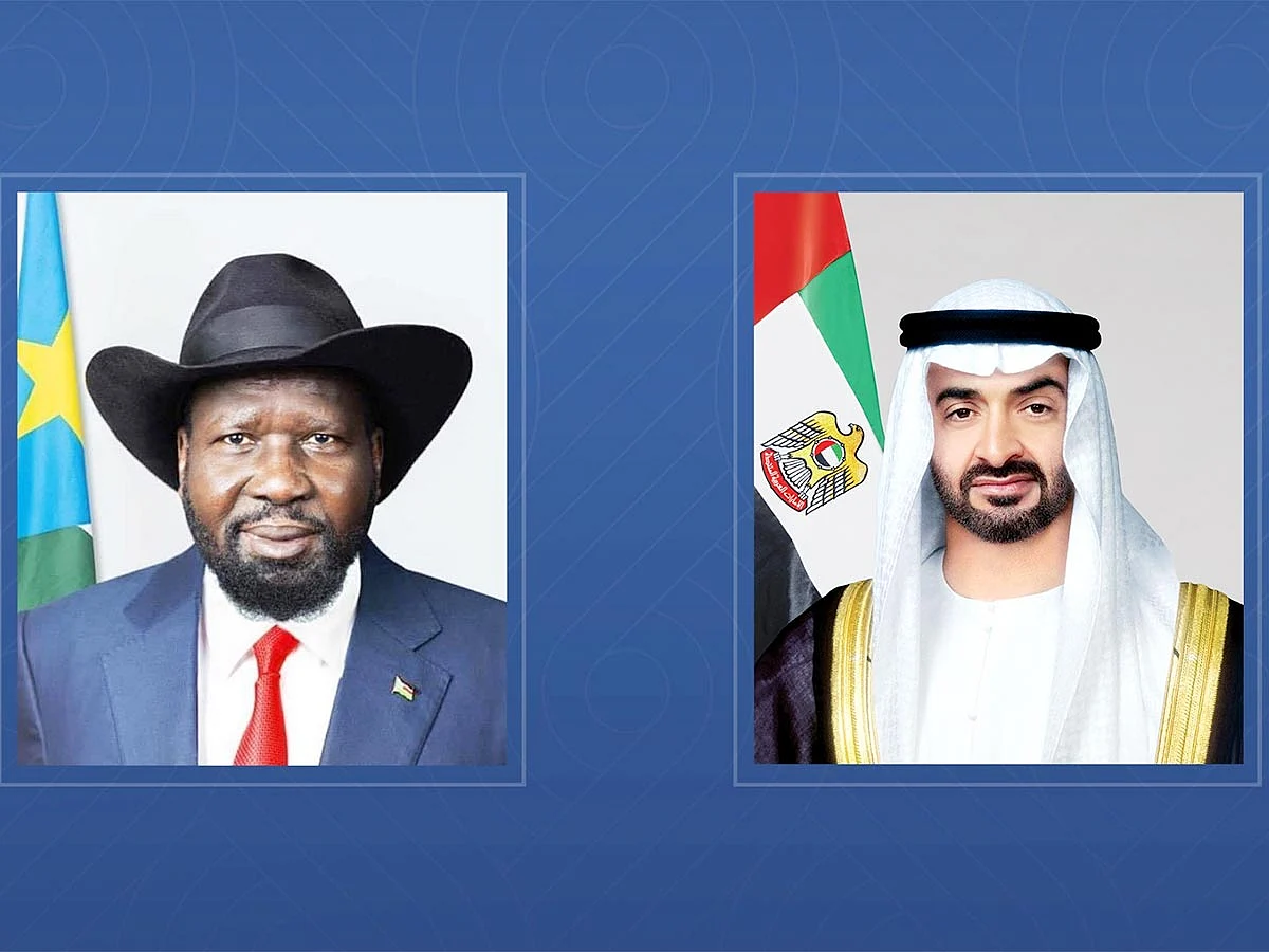 UAE President receives President of South Sudan