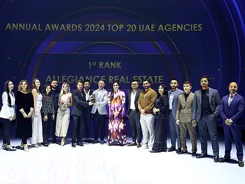 Allegiance Real Estate team at the prestigious Damac Brokers Awards 2024