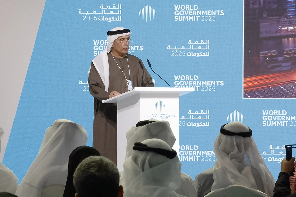 Matar Al Tayer speaking at the at the World Governments Summit 2025 on Tuesday