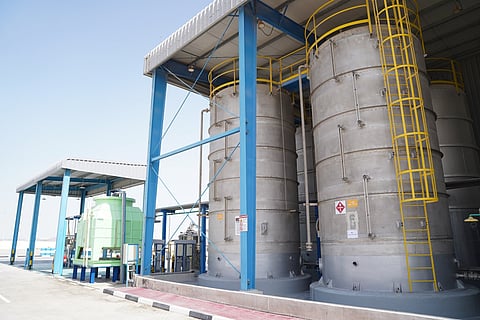 The new AquaChemie manufacturing base in Kezad, Abu Dhabi. The company's overall investments in the UAE total $85 million. 