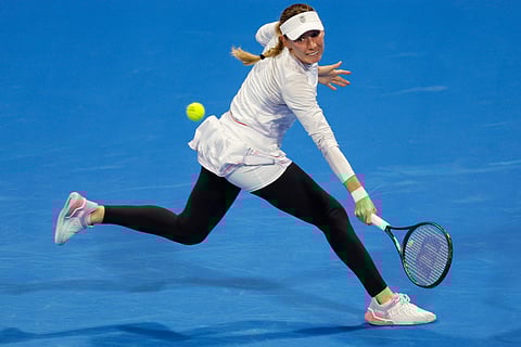 Ekaterina Alexandrova is on an eight-match winning streak having won the tournament in Linz, Austria earlier this month.