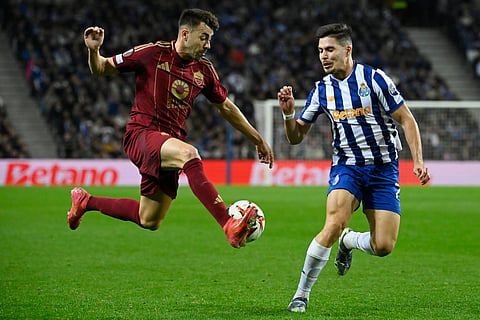 Porto and Roma played out a 1-1 draw at Dragao stadium in Porto