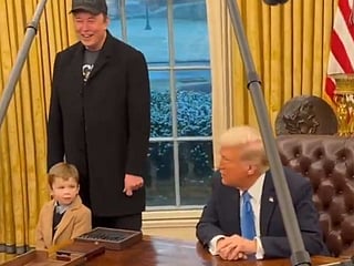 Did Elon Musk’s son tell Donald Trump ‘you are not president’?