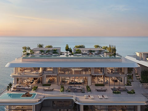 Luna Sky Palace at Orla, Dorchester Collection, Dubai span 58,476 square feet and is one of the largest and rarest properties of its kind in the world