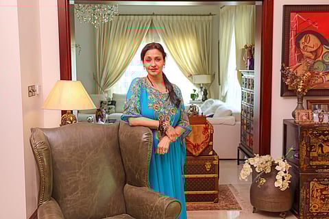 Jani viswanath Jagtiani at her residence in Emirates Hills. 