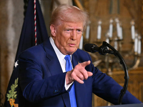 US President Donald Trump 