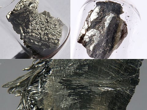 Rare earths have magnetic, luminescent, and electrical properties due to their electron configurations. Despite their name,  rare earths are relatively abundant in the Earth’s crust— cerium, for example, is more plentiful than copper — but they rarely occur in concentrated deposits.

