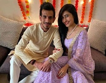File photo: Yuzvendra Chahal and Dhanashree Verma
