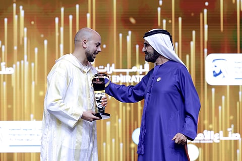 Ahmed Zainoun, a Moroccan who supports children whose lives are shattered by a rare genetic condition, was crowned the Arab Hope Maker of 2025.  