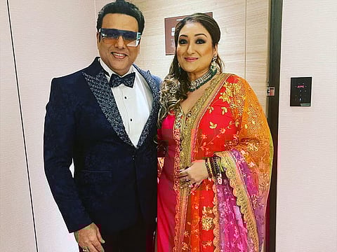 Govinda with Sunita Ahuja