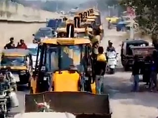 From SUVs to bulldozers: This Indian wedding redefines tradition