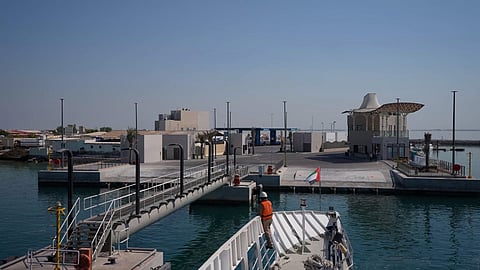 The service from Al Aliah Ferry Terminal, linking the island to the rest of Abu Dhabi, will facilitate the movement of goods, residents, workers and visitors.