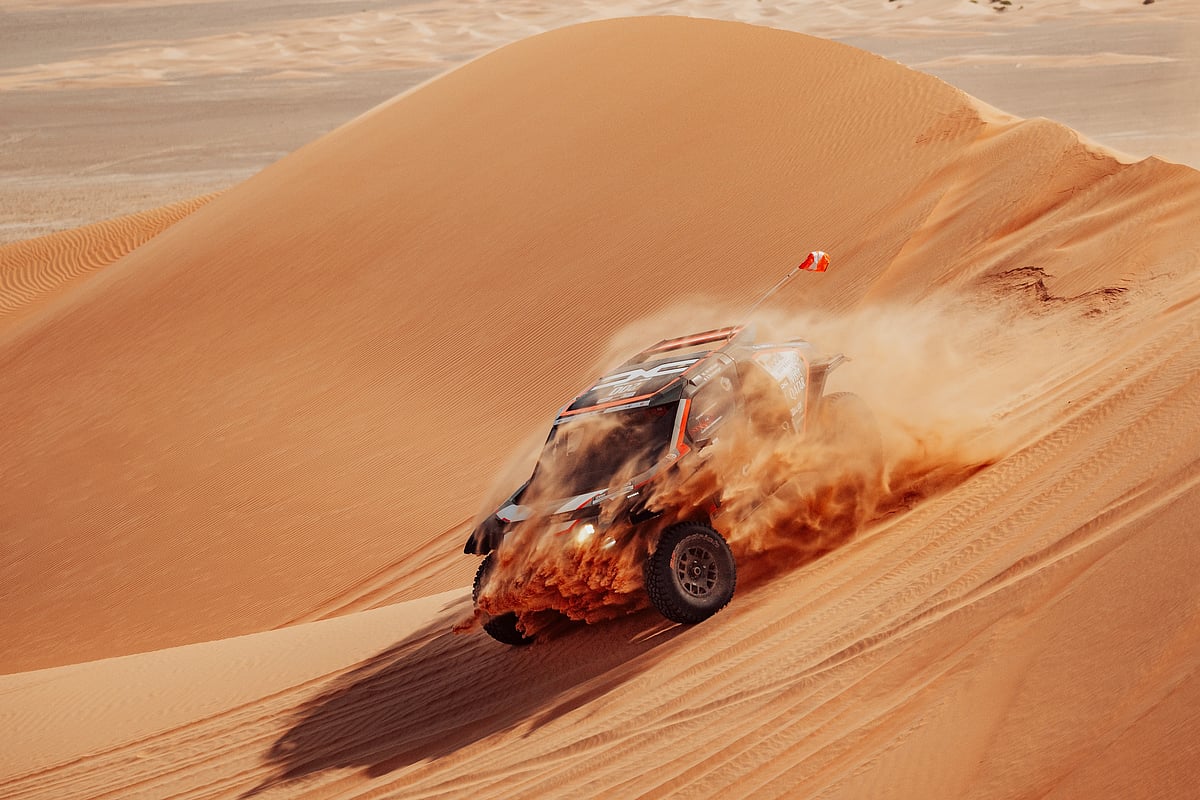 Nasser Al Attiyah's ’s win is also the first in the FIA World Rally Raid Championship and at the Desert Challenge for the Dacia Sandriders team.  