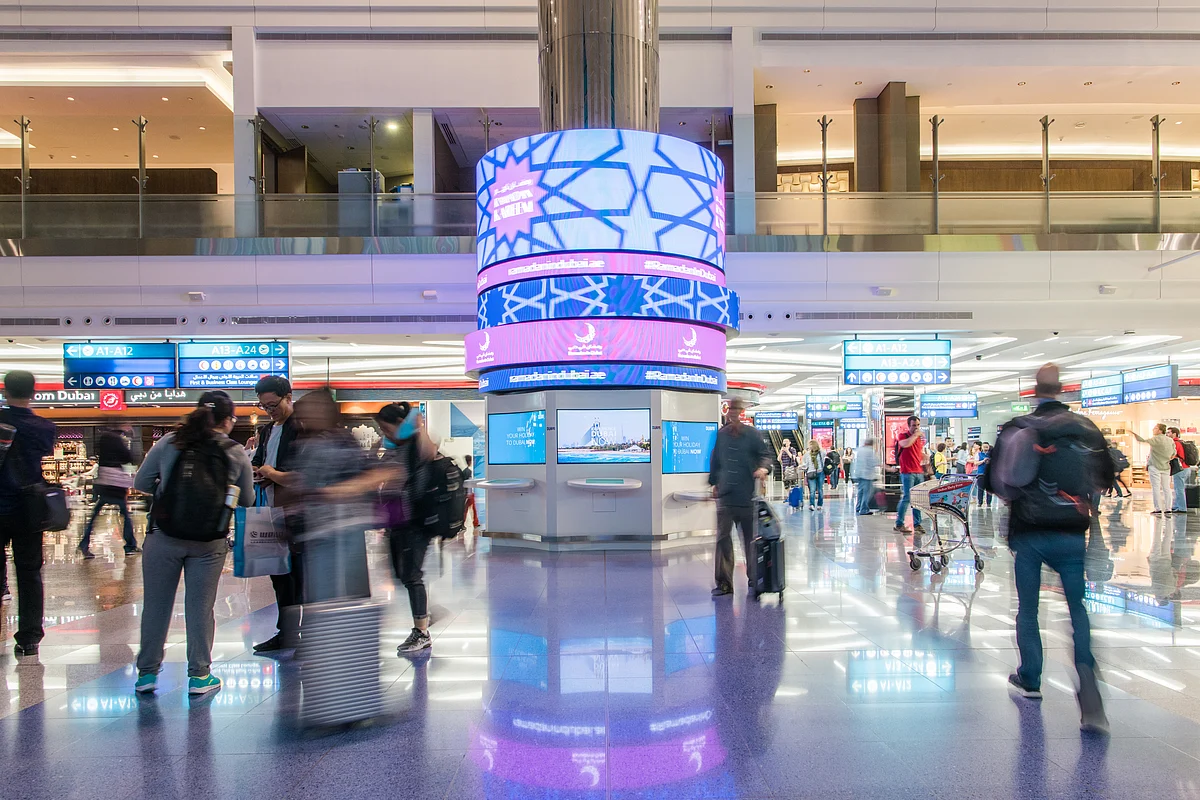 Passengers are advised to clear passport control and security 90 minutes before departure. 