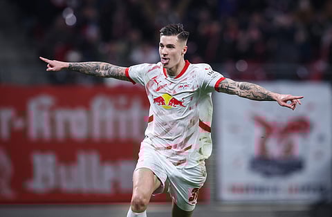 Leipzig's Slovenian forward Benjamin Sesko seems to be heading to Old Trafford.