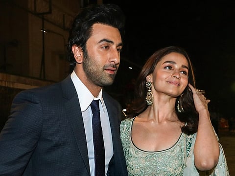 Bollywood actor Ranbir Kapoor and Alia Bhatt