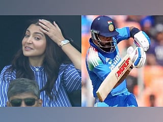 India vs NZ in Dubai: Anushka Sharma's reaction to Virat Kohli's dismissal by Glenn Phillips' catch goes viral