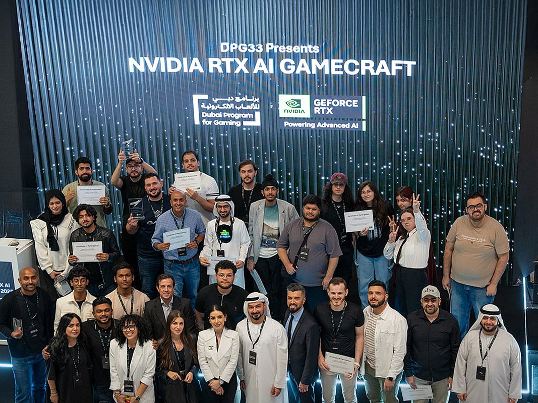 Participants at Nvidia RTX AI GameCraft