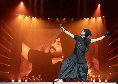 Diljit Dosanjh performs at BC Place
