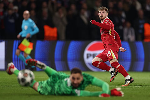 Harvey Elliott scored the winner against PSG in the first leg