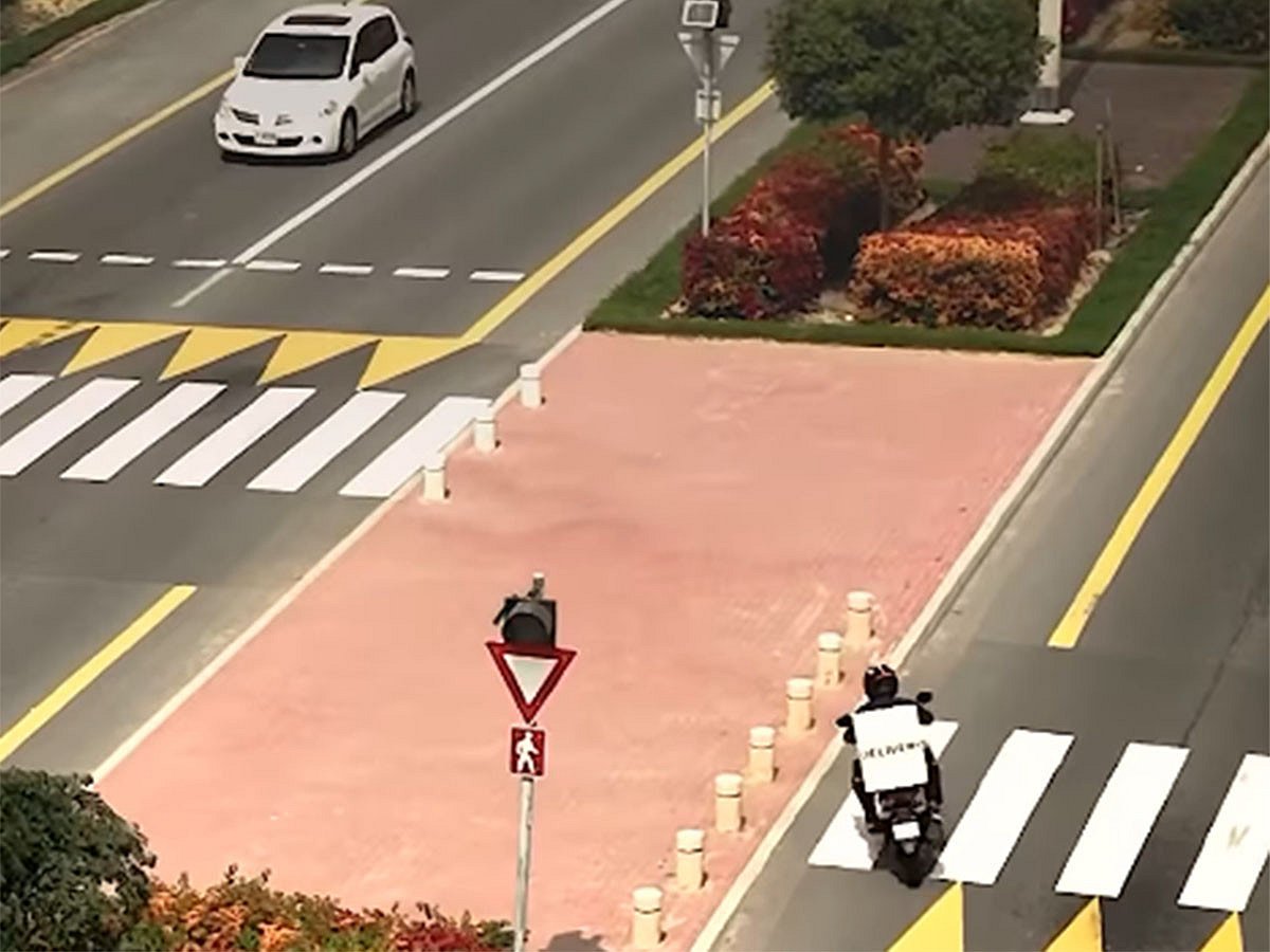 Dubai Police post a video on social media highlighting five fatal mistakes delivery riders make