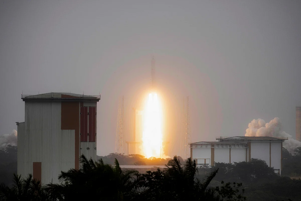 Ariane 6 rocket blasts off on first commercial mission