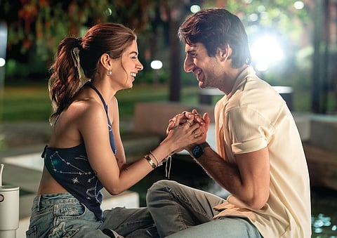 Abraham Ali Khan and Khushi Kapoor in Netflix film Nadaaniyan