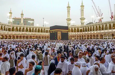The data show that 6.5 million of those pilgrims came from abroad, with the vast majority arriving by air.