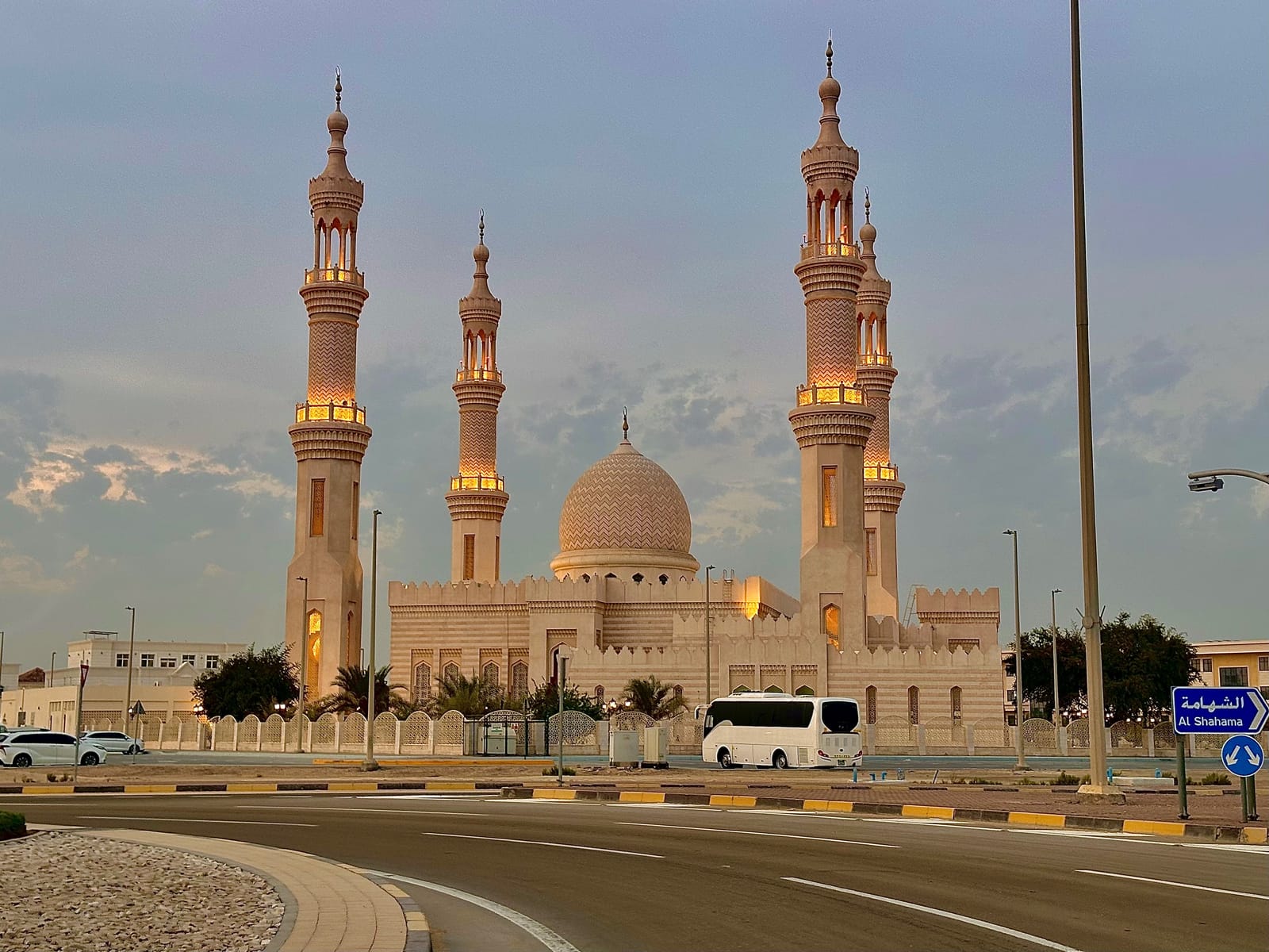 "Pure tranquility" - This sunset shot of Al Bahiya Mosque in Abu Dhabi was captured by Noushin Sajjad. At 40, and having called the city home for 38 years, Sajjad says she balances her roles as a homemaker, mother of two, and part-time business supporter, all while capturing the world’s beauty with her camera.
