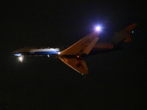 A plane carrying former Filipino president Rodrigo Duterte left the Philippine capital bound for The Hague on March 11 following his arrest on an International Criminal Court warrant stemming from his deadly crackdown on drugs, Manila said.