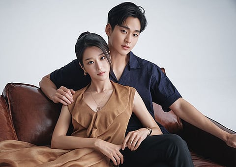 Seo Yea-ji and Kim Soo-hyun worked together on the hit show, It's Okay Not to Be Okay. 