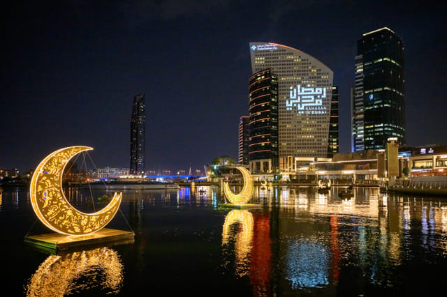 Dubai has been transformed into a vibrant spectacle of light and artistry for the Holy Month of Ramadan