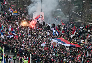 300,000 join anti-graft rally in Serbia's capital