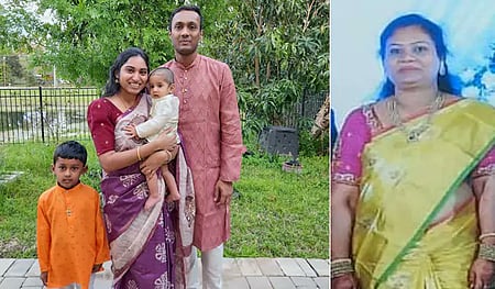 Pragathi Reddy (35), her son Harveen (6) and mother-in-law Sunitha (56) died on the spot.