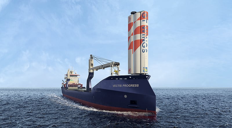 The AirWing, a cutting-edge wind propulsion system designed GT Wings for commercial shipping, promises to reduce fuel consumption and carbon emissions by up to 30 per cent.