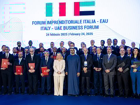 Tonino Lamborghini was among the 30 companies that signed a Memorandum of Understanding between Italy and the UAE in the presence of the UAE President His Highness Shaikh Mohammed Bin Zayed Al Nahyan and the Italian Prime Minister, Giorgia Meloni, in Rome. On behalf of Tonino Lamborghini, General Manager Paolo Zannoni signed the MoU 