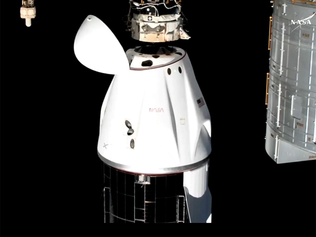 Crew9 and their SpaceX Dragon spacecraft undocks from the ISS.