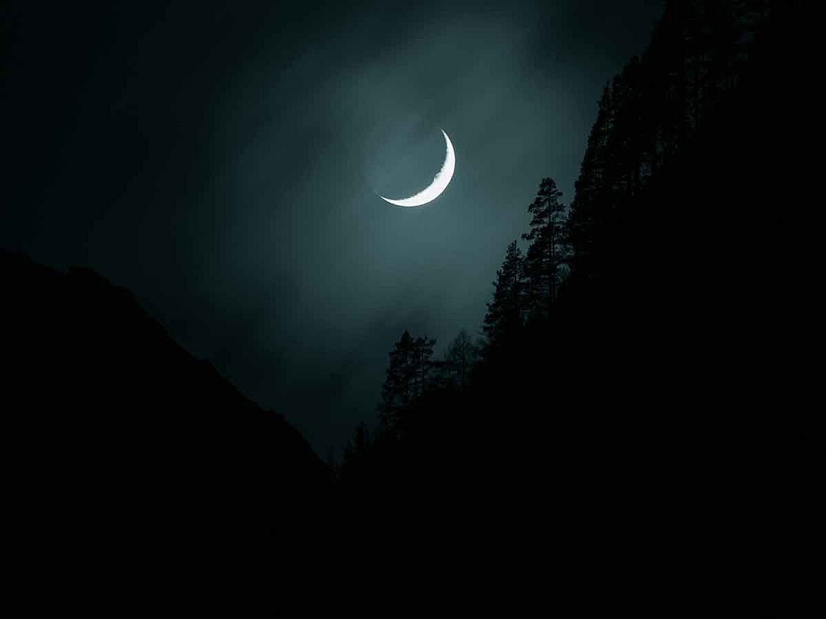 crescent moon, crescet, moon, Ramadan