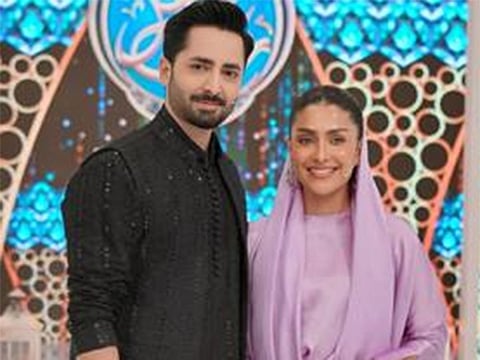 Taimoor with his wife Ayeza Khan.