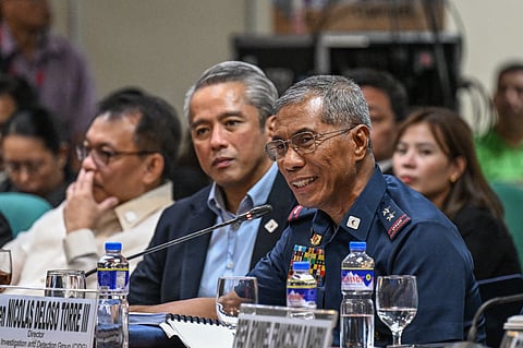 Police Brigadier General Nicolas Torre attends a hearing of the Committee of Foreign Affairs following the ICC arrest of former president Rodrigo Duterte.