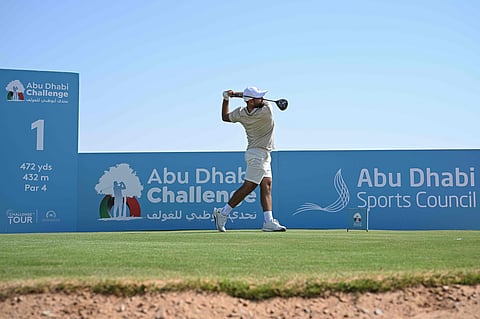 Alexander Levy in action during last year's Abu Dhabi Challenge