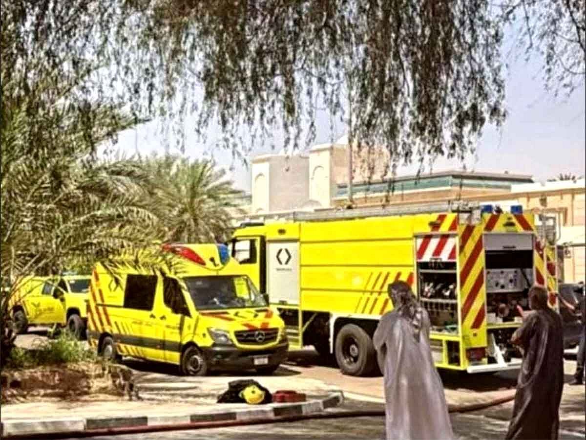 The heartbreaking incident occurred around 9:30am on Friday in the Nahil area.