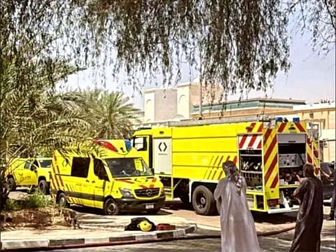 The heartbreaking incident occurred around 9:30am on Friday in the Nahil area.