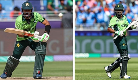 Pakistan's ODI skipper Mohammed Rizwan (left) and senior batter Babar Azam have come under criticism for skipping the National Twenty20 tournament.