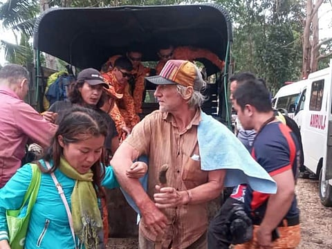Philippine Army personnel found the hikers in a mountainous area thick with vegetation.