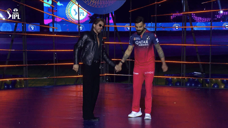 Shah Rukh Khan and Virat Kohli (Image source: IPL 2025)